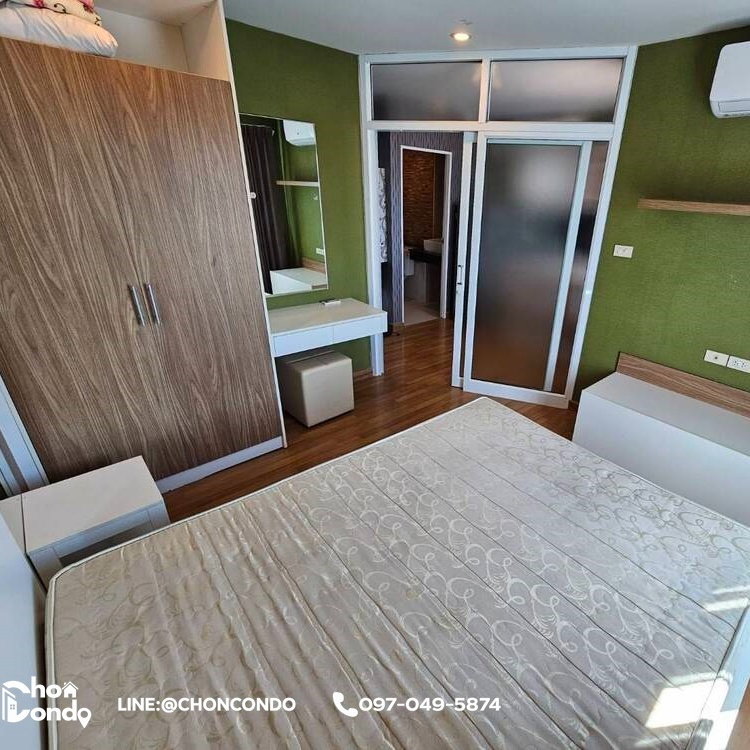 รูป Room3@sea ชั้น4 บางแสน --------มีเครื่องซักผ้า+แอร์2ตัว+ใกล้ทะเล--------Tel 097-049-5874 (Line: @choncondo มี@ด้วย) - รูปที่ 2/11