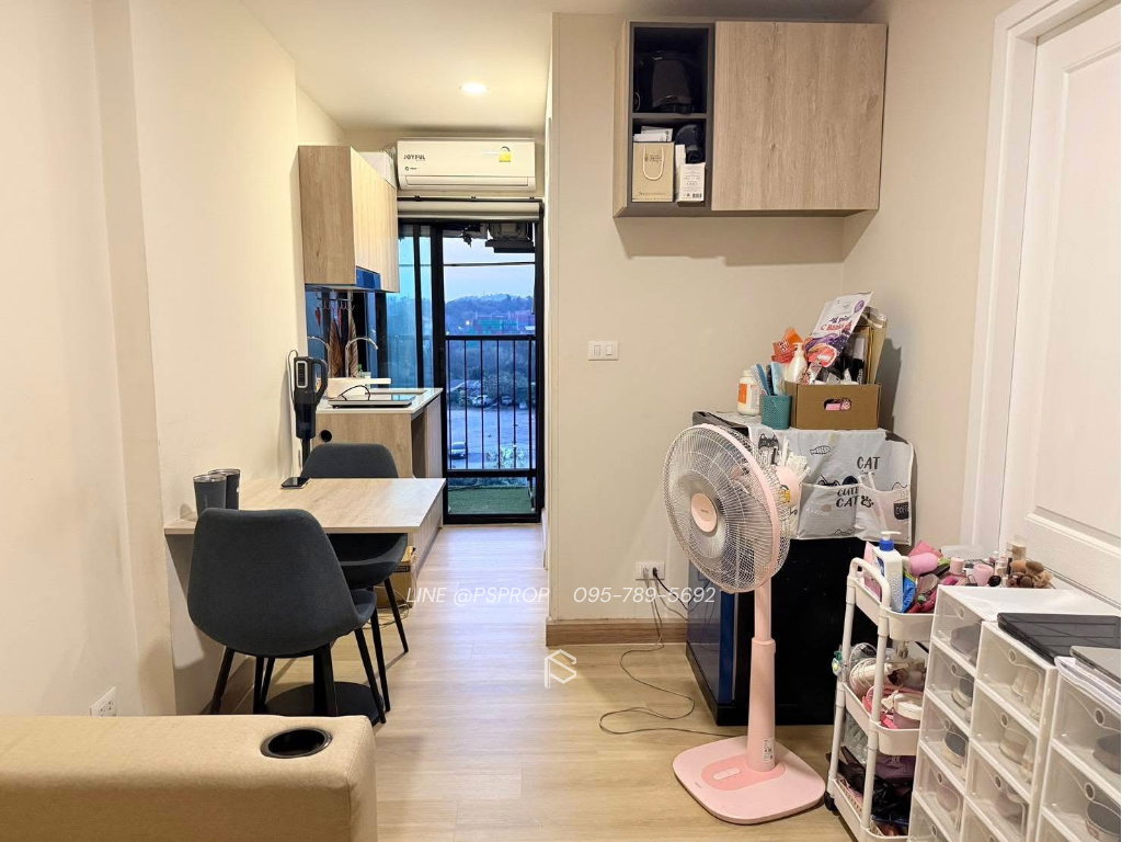 รูป คอนโดเช่าศรีราชา ใกล้ ม.เกษตรศรีราชา Indeed condo ม.เกษตรศรีราชา  ✅ พร้อมเข้าอยู่ 1 พ.ค. #CR0403 - รูปที่ 3/9