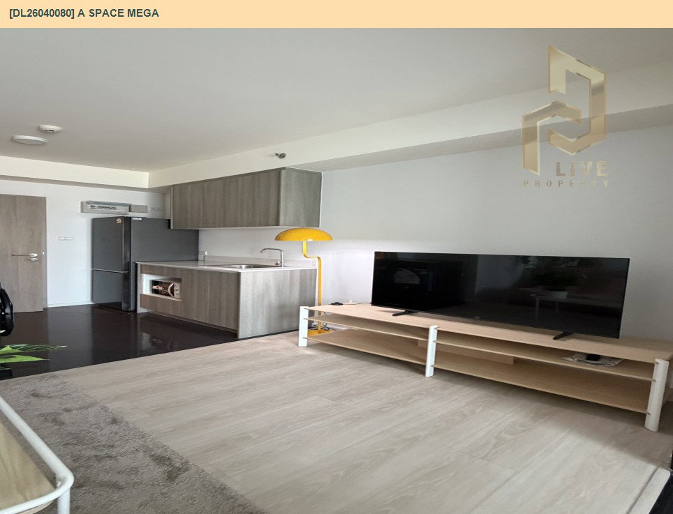 รูป DL26040080 ขายคอนโด เอ สเปซ เมกา (A space mega) ใกล้ - พร้อมเข้าอยู่ โทรด่วน 0653619502 LineID @897iyzll - รูปที่ 9/11