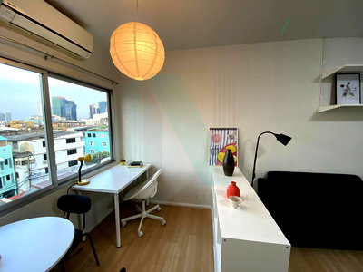 Condos for rent Esplanade Ratchadapisek  : 🚩 For Rent Condo A SPACE ASOKE-RATCHADA Building C, Floor 6,Studio, Room size 35 sqm