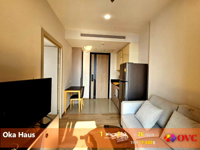 Condos for rent : Ready for Rent@Oka Haus Sukhumvit 36
