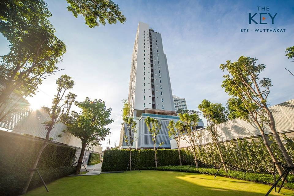 รูป ให้เช่า  เดอะคีย์ วุฒากาศ  (The key Wutthakat) ติด BTS วุฒากาศ 80 เมตร พร้อมเฟอร์ + เครื่องซักผ้า+ 33 ตรม.  เพียง 11,000 บาท   - รูปที่ 18/18