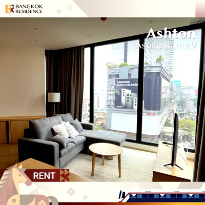 Condos for rent :  Condo for Rent 💚 Ashton Asoke-Rama 9 near MRT Rama 9 2BR 69sqm 55K 💎 Brand New Unit Great Price 