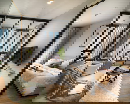 ✅ ✅ ให้เช่า - The Crest Park Residences , Luxury Class 1 ห้องนอน พร้อมเข้าอยู่ ติดต่อไลน์ @bktasset หรือโทร 095-325-8928