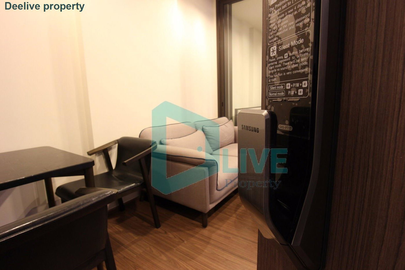 รูป DL000857 ให้เช่าคอนโด เดอะ ไลน์ สุขุมวิท 71 (THE LINE Sukhumvit 71) ใกล้ BTS พระโขนง พร้อมเข้าอยู่ โทรด่วน 0800343450 LineID @655ebbvc - รูปที่ 7/8