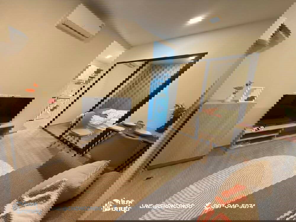 รูป DCondo Sense ชั้น2 ตึกB  ------------ห้องใหม่ + ตกแต่งสวย------------Tel 097-049-5874 (Line: @choncondo มี@ด้วย) - รูปที่ 8/13