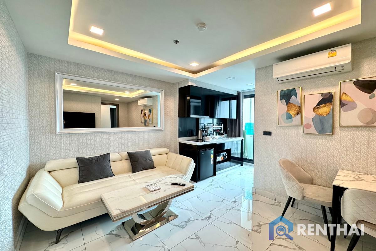 รูป ใหเช่าคอนโดทำเลใจกลางเมืองพัทยา  Arcadia Millennium Tower 2 ห้องนอน 43 ตร.ม. - รูปที่ 19/24