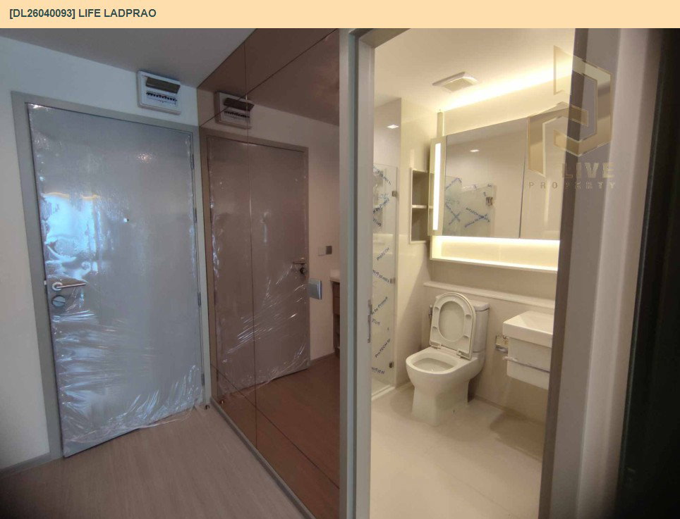 รูป DL26040093 ให้เช่าคอนโด ไลฟ์ ลาดพร้าว (Life Ladprao) ใกล้ BTS ห้าแยกลาดพร้าว พร้อมเข้าอยู่ โทรด่วน 0653619502 LineID @897iyzll - รูปที่ 2/5
