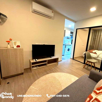 เช่าคอนโด ตลาดหนองมน : DCondo Sense ชั้น2 ตึกB  ------------ห้องใหม่ + ตกแต่งสวย------------Tel 097-049-5874 (Line: @choncondo มี@ด้วย)