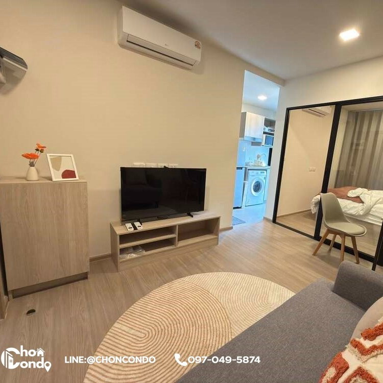 รูป DCondo Sense ชั้น2 ตึกB  ------------ห้องใหม่ + ตกแต่งสวย------------Tel 097-049-5874 (Line: @choncondo มี@ด้วย) - รูปที่ 1/13