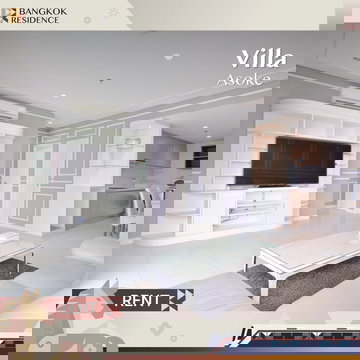  Condo for Rent 🌃 Villa Asoke near MRT Phetchaburi, 2BR 86sqm 45K 💎 Beautiful Unit Great Price 