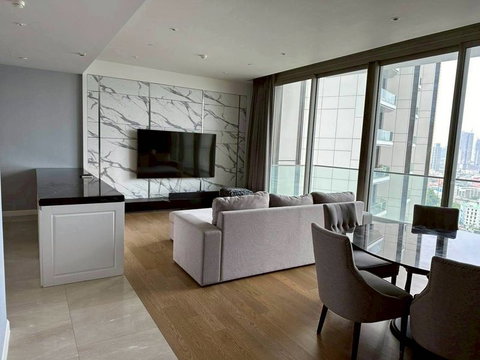 ให้เช่าคอนโดติด Icon Siam  📍 Magnolias Waterfront Residences   📍 Type 2 Bedrooms ราคาเช่า  130,000/ month 