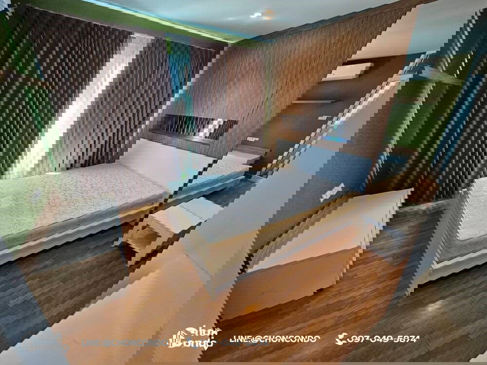 รูป Room3@sea ชั้น4 บางแสน --------มีเครื่องซักผ้า+แอร์2ตัว+ใกล้ทะเล--------Tel 097-049-5874 (Line: @choncondo มี@ด้วย) - รูปที่ 9/11