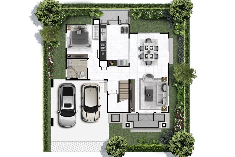 4-bed house for sale, 205 sqm, 54 sq wah, Setthasiri DonMueang