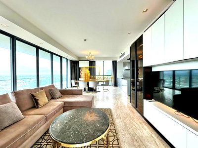 คอนโดให้เช่า : The Pano | Luxurious 3 Bedroom Riverside Property For Rent - BR10513CD