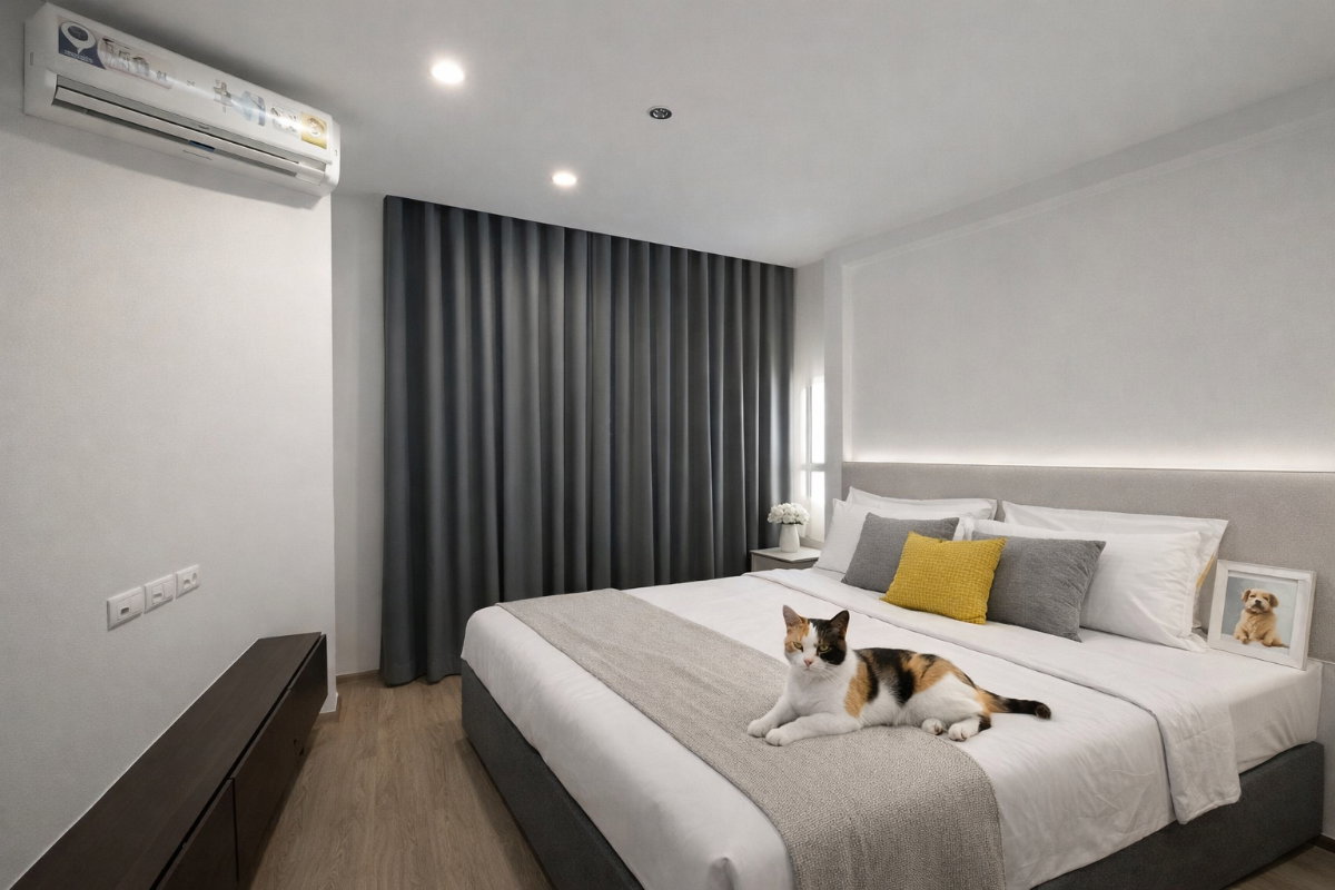 รูป 🍀🍀🍀 เลี้ยงสัตว์ได้ 🐶🐱ให้เช่า📌 แมนฮัตตัน ชิดลม (Line:@rent2022)BTS ชิดลม ✨พร้อมเข้าอยู่🌼A11082 - รูปที่ 3/10