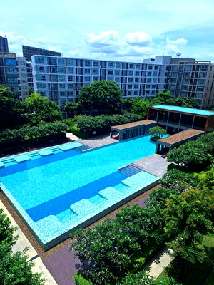 Condos for rent 700 Year Sports Arena Chiang Mai : Condo for Rent: D Condo Sign size  30 sq.m. 7th Floor Building B