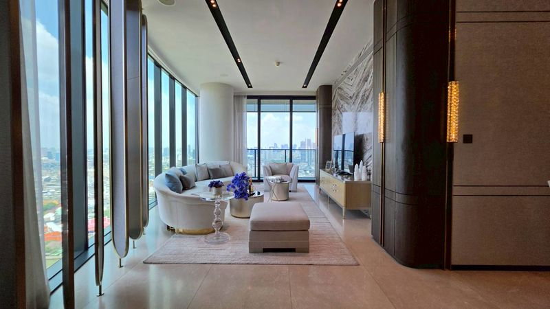 รูป For rent 📍 Banyan Tree Residences Riverside Bangkok 📍 Type 2 Bedroom Rent Prices 230,000/ month. - รูปที่ 3/18