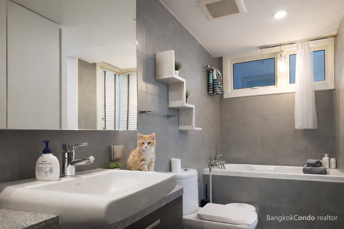 รูป 🍀🍀🍀 เลี้ยงสัตว์ได้ 🐶🐱ให้เช่า📌 แมนฮัตตัน ชิดลม (Line:@rent2022)BTS ชิดลม ✨พร้อมเข้าอยู่🌼A11082 - รูปที่ 8/10