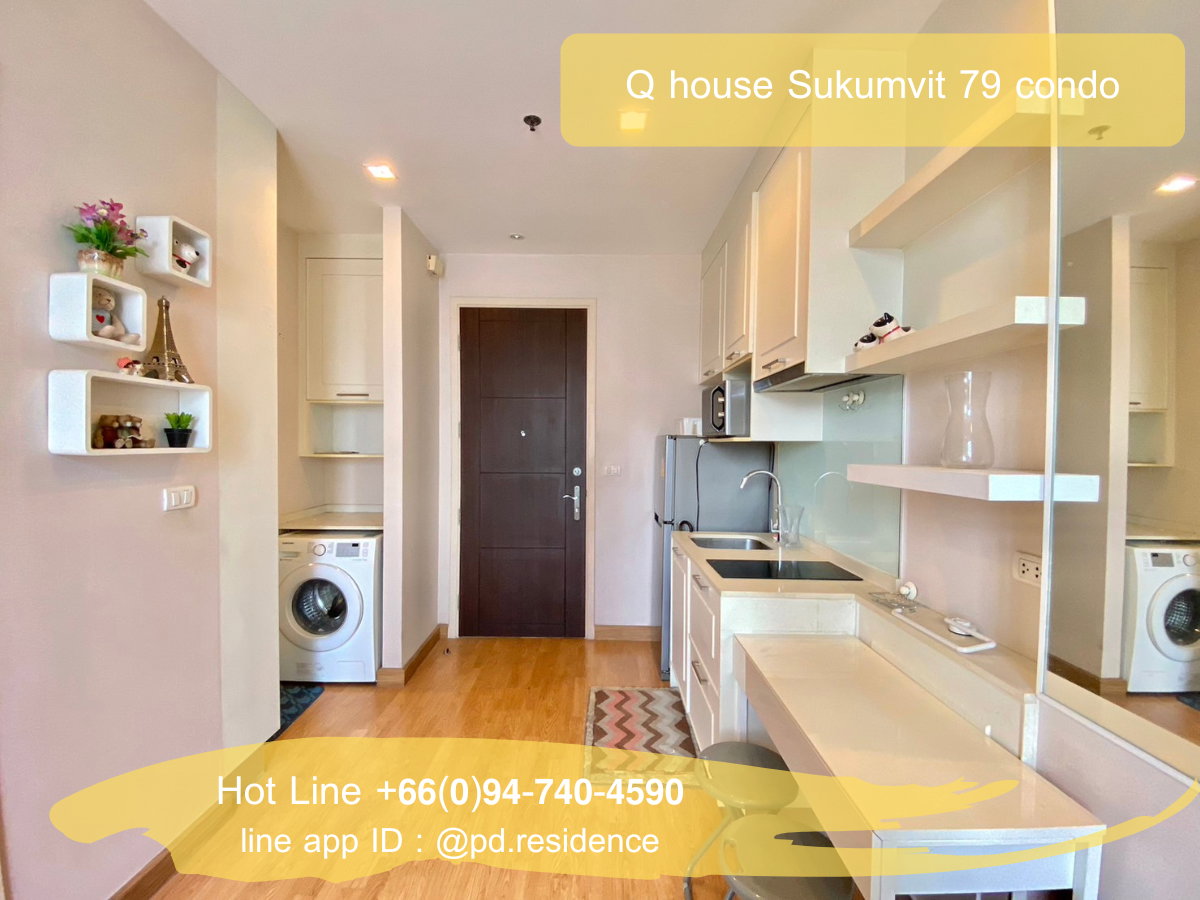 รูป 🅵🅾️🆁 🆁🅴🅽🆃 𝗤 𝗛𝗼𝘂𝘀𝗲 𝗦𝘂𝗸𝗵𝘂𝗺𝘃𝗶𝘁 𝟳𝟵 1 ห้องนอน 1 ห้องน้ำ  ขนาด 30 ตร.ม. 15,000 บาท / เดือน - รูปที่ 6/12