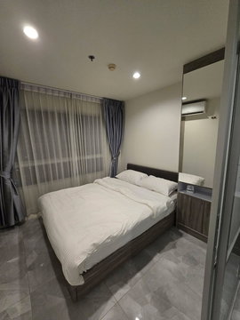 ลุมพินี พาร์ค นวมินทร์-ศรีบูรพา / 26 ตร.ม. ตึก D / ห้องสวยเริ่ด! **ค่าเช่า 7,500 บาท พร้อมอยู่ 