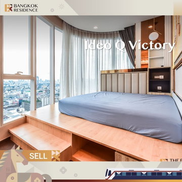 💖 Condo for Sale at Ideo Q Victory - Beautiful Modern Style Unit, 44 Sq.m., City View, near BTS Victory Monument