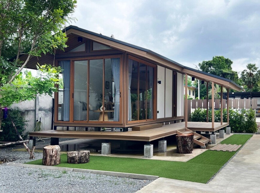 รูป 🏠ขายบ้านสำเร็จรูป บ้านโมดูลาร์ สตูดิโอ 1ห้องน้ำ และระเบียงในตัว รับสร้างทั่วประเทศ🪴 - รูปที่ 2/18