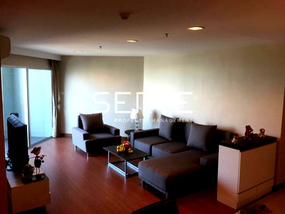 Condos for rent : 2 Beds with Bathtub Large Room City View Fully furnished Good Location Close To MRT Phra Ram 9  500 m.  @  Belle Grand Rama 9 