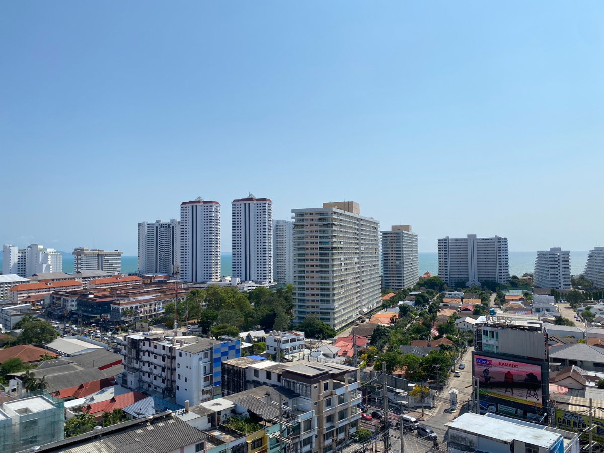 รูป ให้เช่าวิวทะเล1 คอนโด  30 ตารางเมตร พัทยา มีรถประจำทางผ่าน - รูปที่ 10/10