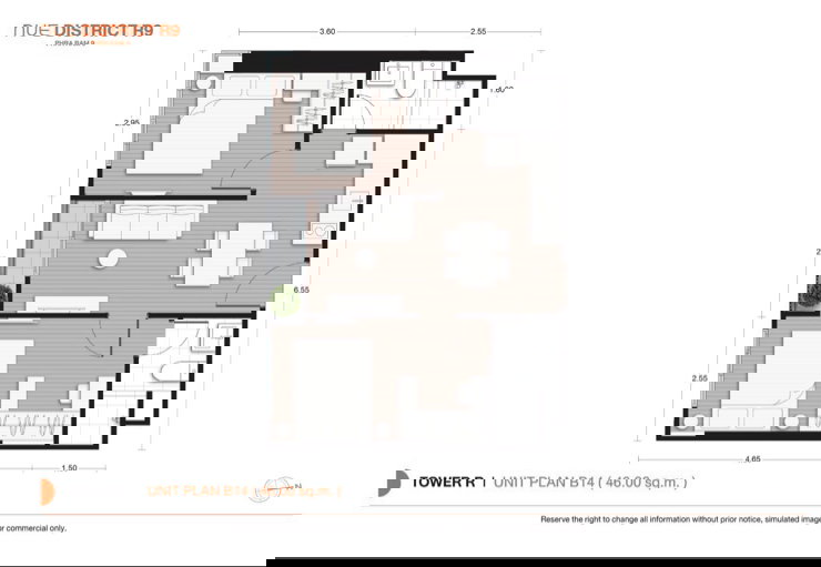 รูป 🚩For sale 🔥Nue district R9 2 Bed 6.69 MB - รูปที่ 4/5