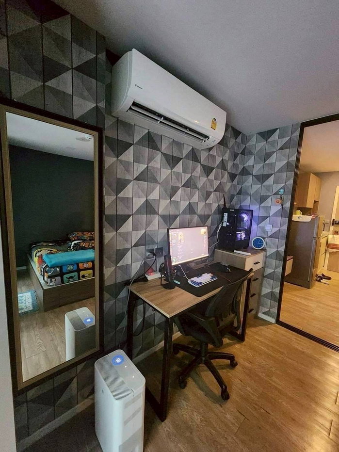 รูป 🏡 ให้เช่า Kave Town Space 10,000฿💖  ✨ ตึก C ชั้น 1 วิวสวน ✅️ พร้อมเข้าอยู่ - รูปที่ 4/10