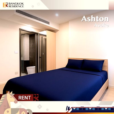 Condos for rent :  Condo for Rent 💖 Ashton Asoke near BTS Asoke 1BR 35sqm 25K🔥Beautiful Unit, Great Price 
