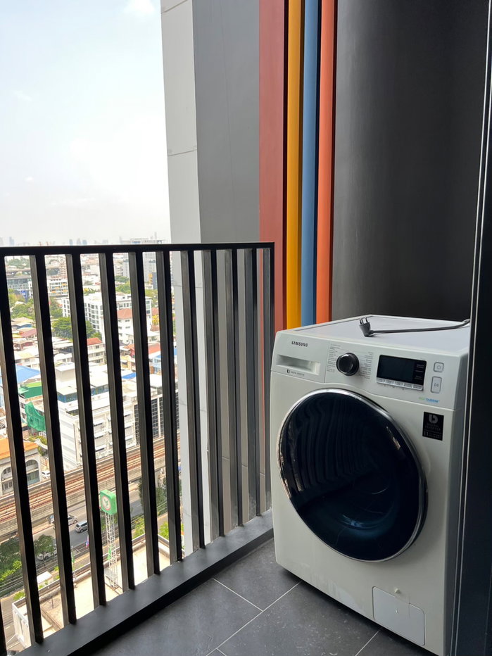 รูป ให้เช่า คอนโดหรู ย่านปุณวิถี The Line จากแสนสิริ เพียง 250 เมตร จากบีทีเอสปุณณวิถี เพดานห้องสูงพิเศษ  - รูปที่ 7/23