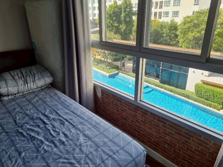 รูป ขาย Dcondo Nim วิวสระ 
#พร้อมเฟอร์ฯ 1.85 ล้าน ชั้น 4  - รูปที่ 4/12