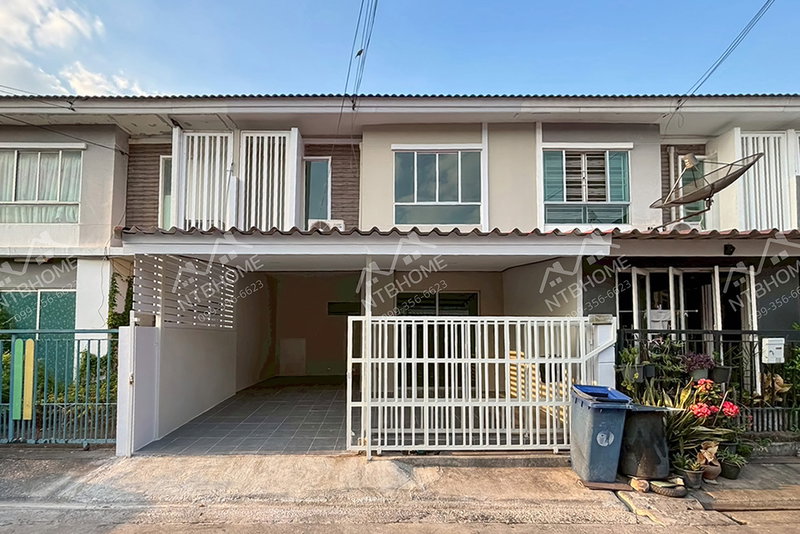 ขายทาวน์โฮม : พฤกษาวิลล์ 43 พระราม5-นครอินทร์ (ซอยวัดตะเคียน) ต่อเติมครบพร้อมอยู่ ใกล้วงเวียนพระราม 5