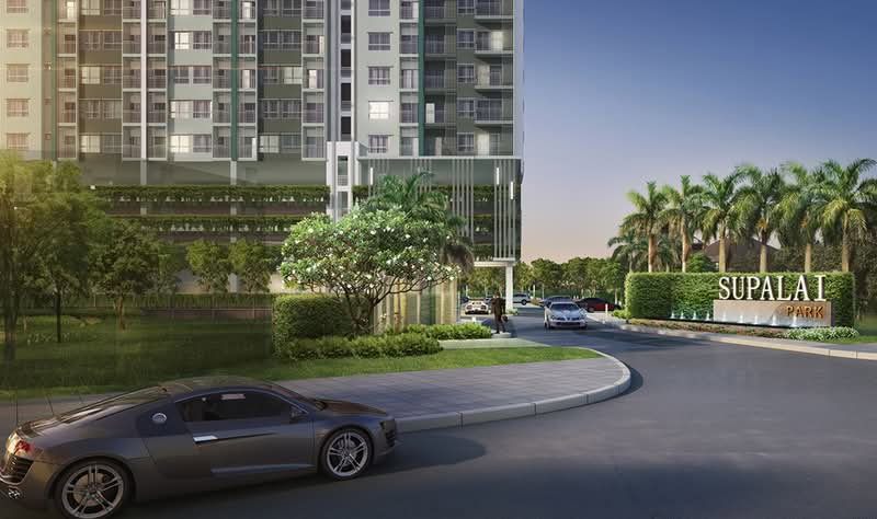 รูป ขายคอนโดศุภาลัย ชั้น 29 (พร้อมผู้เช่า) (บิ้วอินทั้งห้อง) (เครื่องใช้ไฟฟ้าครบ) ไกล้ bts ตลาดพลู - รูปที่ 8/9