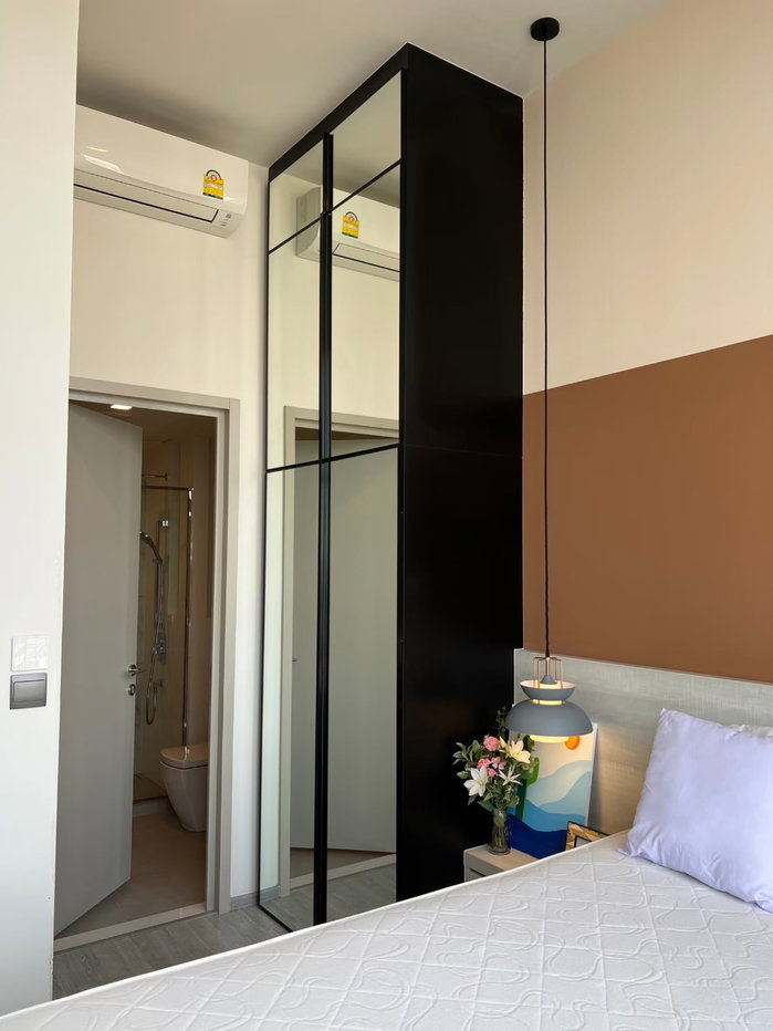 รูป ให้เช่า คอนโดหรู ย่านปุณวิถี The Line จากแสนสิริ เพียง 250 เมตร จากบีทีเอสปุณณวิถี เพดานห้องสูงพิเศษ  - รูปที่ 11/23