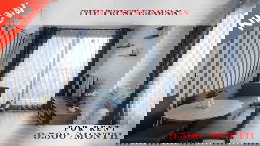 รูปภาพ 🍀🍀 Fully furnished💝 ให้เช่า📌 เดอะ ทรัสต์ เอราวัณ (Line:@rent2022)BTS เอรวัณ✨พร้อมเข้าอยู่🔖A11016