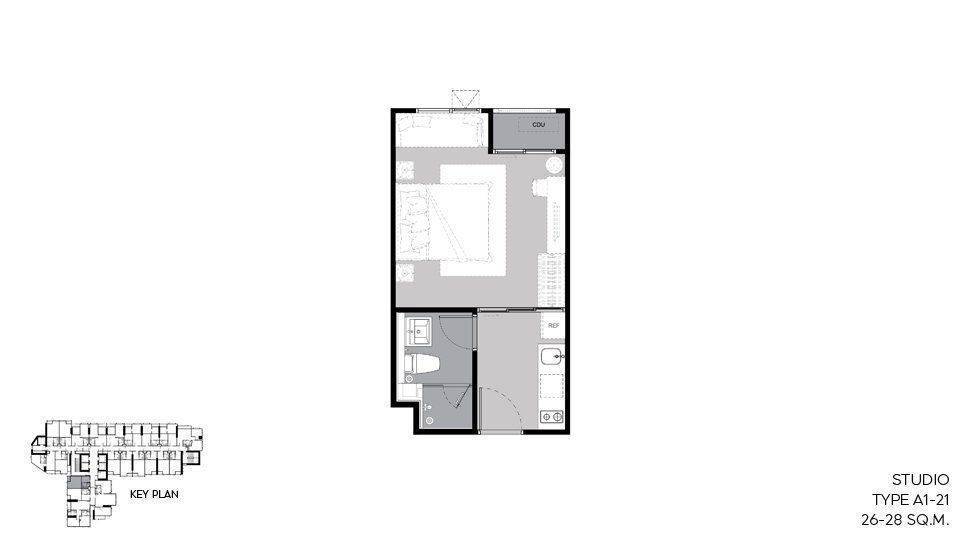 รูป คอนโด 1-ห้องนอน ที่ ไลฟ์ ลาดพร้าว ใกล้ BTS ห้าแยกลาดพร้าว (ID 339183) - รูปที่ 6/14