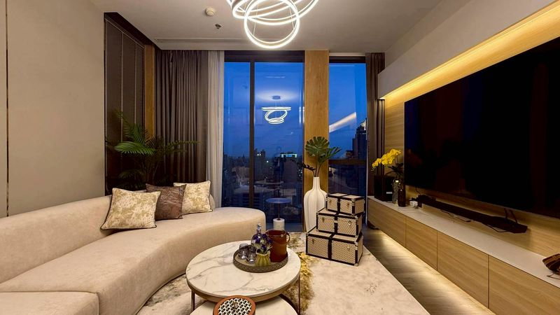 รูป 💎Penthouse Duplex ที่ดีที่สุดย่าน พระราม9 - อโศก  📍  The Esse At Singha Complex  📍  Rent Prices   600,000/ month.  - รูปที่ 9/20