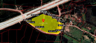 Land for sale Nakhon Ratchasima : Land for sale in Korat, prime location, bright future, along the national highway. Ring Road around Korat (290)