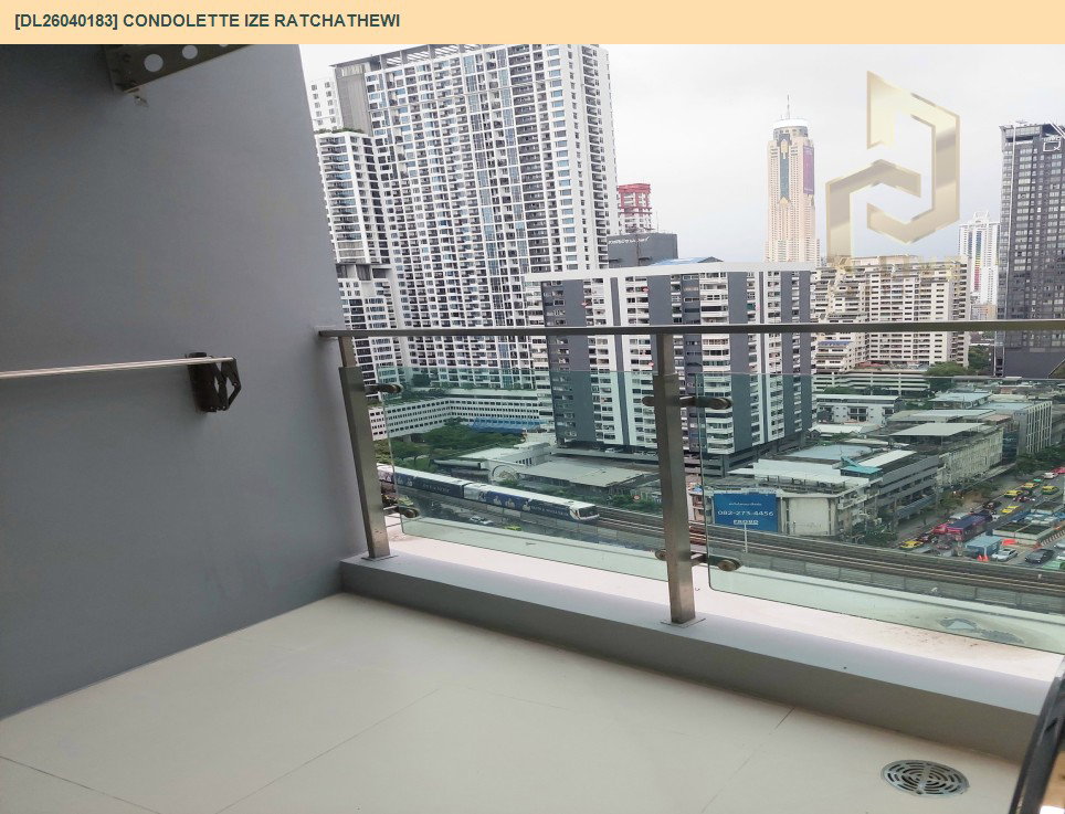 รูป DL26040183 ให้เช่าคอนโด คอนโดเลต ไอซ์ ราชเทวี (Condolette Ize Ratchathewi) ใกล้ BTS ราชเทวี พร้อมเข้าอยู่ โทรด่วน 0800343450 LineID @655ebbvc - รูปที่ 8/14