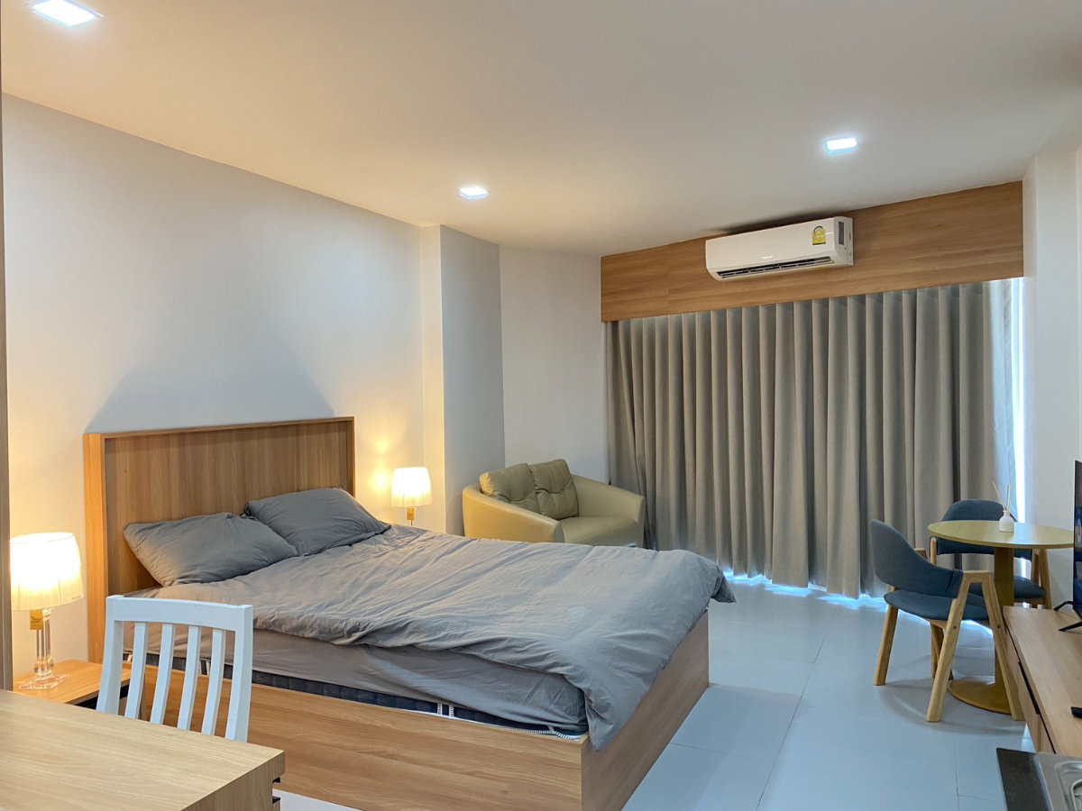 รูป ให้เช่าวิวทะเล1 คอนโด  30 ตารางเมตร พัทยา มีรถประจำทางผ่าน - รูปที่ 3/10