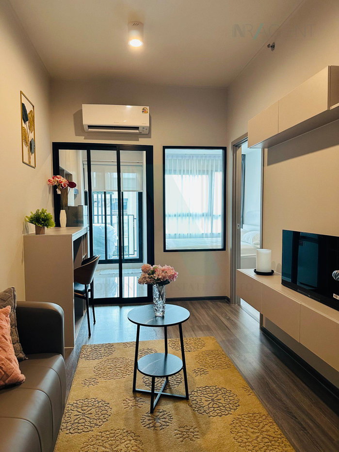 รูป 🎉 ให้เช่าคอนโด ไอดีโอ รามคำแหง ลำสาลี สเตชั่น อาคาร 1 ชั้น 8 1 ห้องนอน ขนาด 31 ตรม ใกล้ The Mall บางกะปิ - รูปที่ 2/8