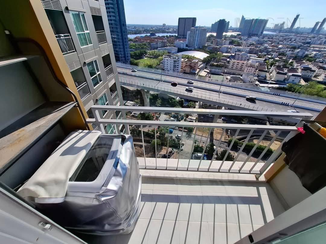 รูป 📌 ให้เช่าคอนโด ลุมพินี เพลส พระราม 3-ริเวอร์ไรน์ อาคาร A ชั้น 20 1 ห้องนอน ขนาด 30 ตรม ใกล้ Bangkok Square - รูปที่ 7/8