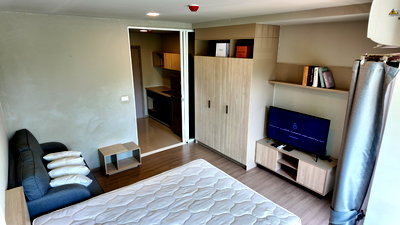 คอนโดให้เช่า : ให้เช่า D Condo Panaa 29 ตร.ม. ห้องสวย สะอาด เฟอร์ครบ พร้อมอยู่ทันที ดีคอนโดพนา