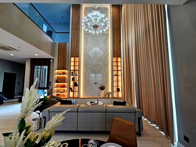 Houses for rent Suan Luang : P0627/For rent, luxury mansion in The Gentry Phatthanakan 2 project, premium potential location. On Soi Phatthanakan 32