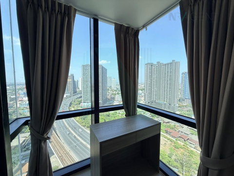 🎉 For Rent Condo ALTITUDE UNICORN SATHORN - THAPRA Building 1, Floor 21,Duplex 2 bed room, Room size 61 sqm