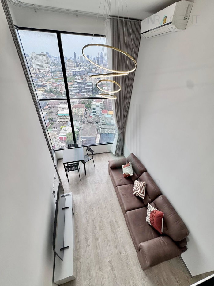 รูป 🎉 ให้เช่าคอนโด โซโห​ แบงค็อก​ รัชดา อาคาร 1 ชั้น 17 Duplex 2 ห้องนอน ขนาด 48 ตรม ใกล้ MRT ห้วยขวาง - รูปที่ 5/8