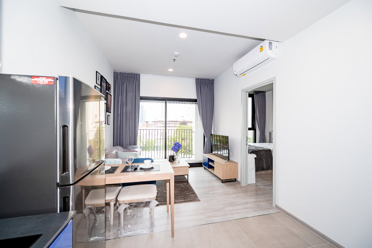 รูป 🌆 ให้เช่า: XT EKKAMAI | เฟอร์ครบ พร้อมอยู่@90condo 🌃 - รูปที่ 3/10